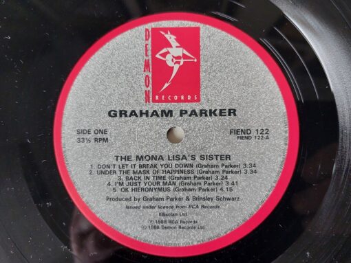 Graham Parker – 1988 – The Mona Lisa’s Sister