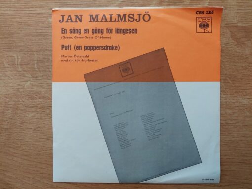 Jan Malmsjö – 1967 – En Sång En Gång För Längesen / Puff