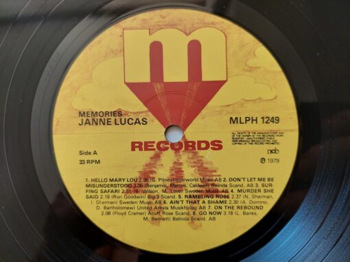 Janne Lucas – 1980 – Memories⋅15 Hits From The 50’s & 60’s