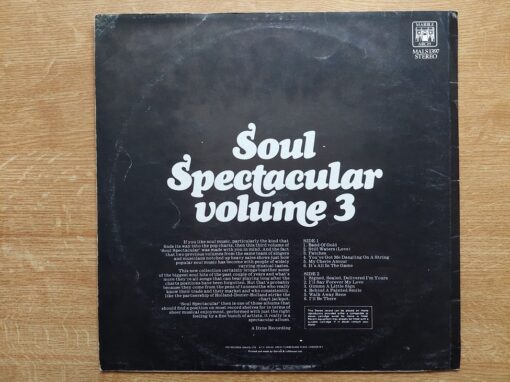 Unknown Artist – 1971 – Soul Spectacular Volume 3