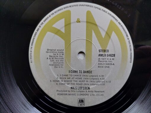 Nils Lofgren – 1977 – I Came To Dance