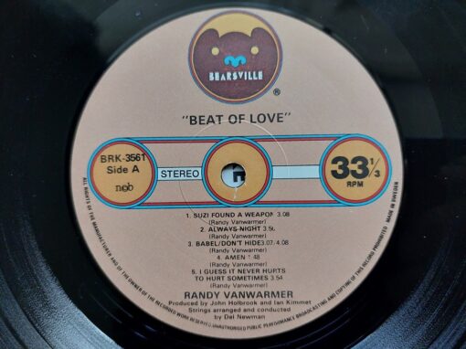 Randy Vanwarmer – 1981 – Beat Of Love