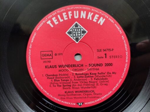 Klaus Wunderlich – 1973 – Sound 2000 (Moog-Organ-Rhythm)