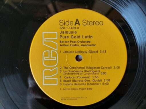 Arthur Fiedler, Boston Pops Orchestra – 1976 – Jalousie: Pure Gold Latin