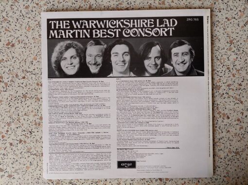 Martin Best Consort – 1974 – The Warwickshire Lad
