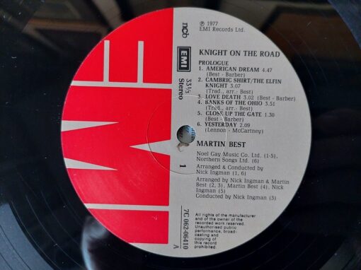 Martin Best – 1977 – Knight On The Road