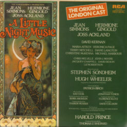 The Original London Cast, Jean Simmons, Hermione Gingold, Joss Ackland - 1975 - A Little Night Music