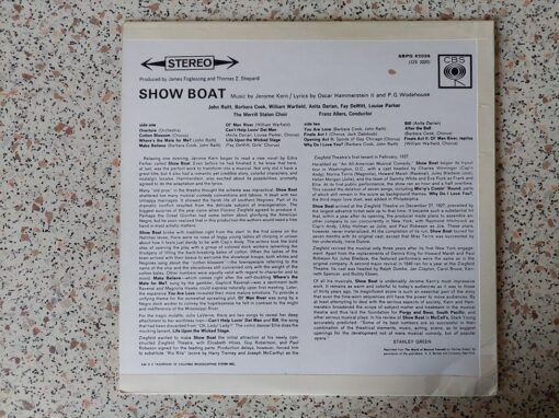 John Raitt, Barbara Cook, William Warfield, Anita Darian, Fay DeWitt, Louise Parker, The Merrill Staton Choir – 1962 – Showboat