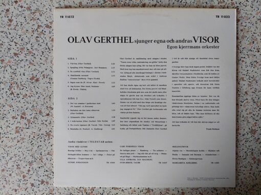 Olav Gerthel – 1966 – Sjunger Egna Och Andras Visor