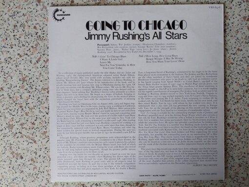 Jimmy Rushing – 1972 – Jimmy Rushing’s All Stars Going To Chicago