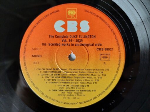 Duke Ellington – 1981 – The Complete Duke Ellington Vol. 14 1939