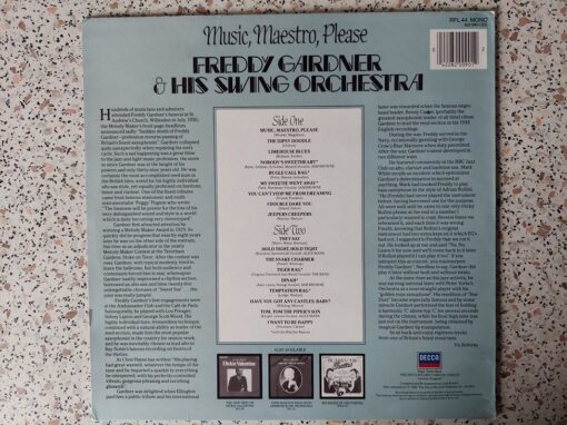 Freddy Gardner & His Swing Orchestra – 1984 – Music, Maestro, Please