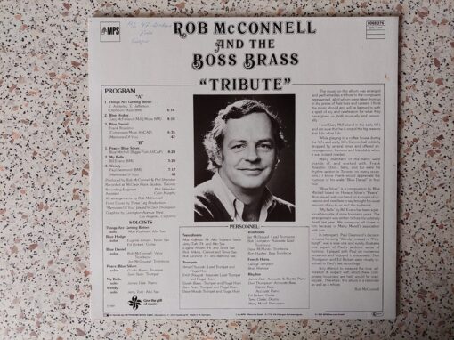 Rob McConnell & The Boss Brass – 1982 – Tribute