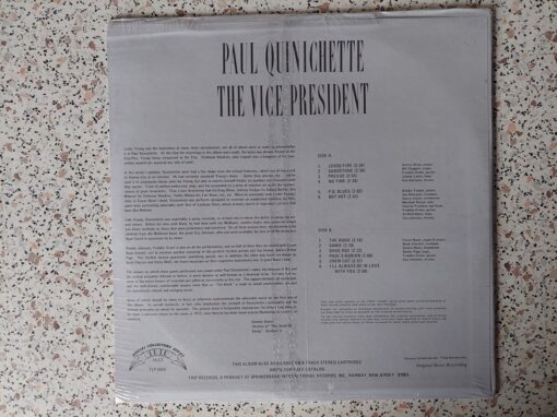 Paul Quinichette – The Vice President
