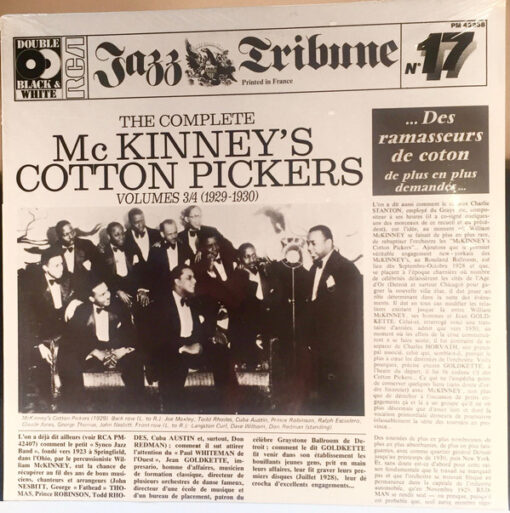 McKinney's Cotton Pickers - 1981 - The Complete McKinney's Cotton Pickers Volumes 3/4 (1929-1930)