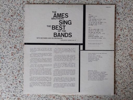 Ames Brothers – 1960 – Sing The Best Of The Bands