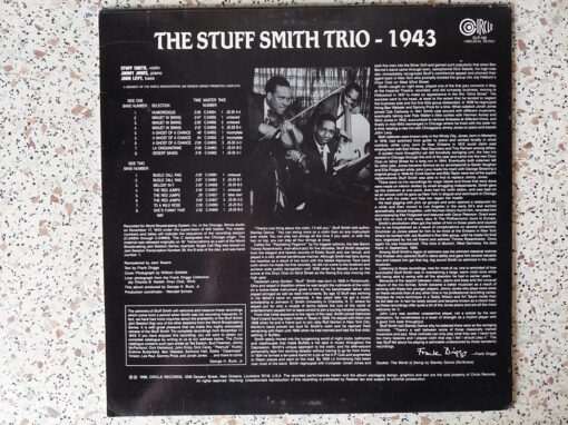 Stuff Smith – 1988 – The 1943 Trio