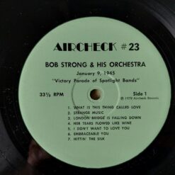 Bob Strong & His Orchestra – 1978 – On The Air