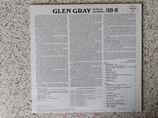 Glen Gray & The Casa Loma Orchestra – 1978 – 1939-1940