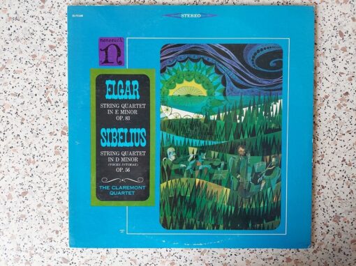 Elgar / Sibelius – The Claremont Quartet – 1966 – String Quartet In E Minor Op. 83 / String Quartet In D Minor (Voces Intimae) Op. 56