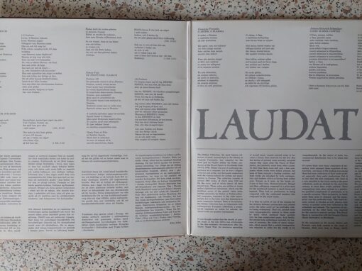 Uppsala Akademiska Kammarkör, Drottningholms Barockensemble, Anders Eby – 1978 – Laudate ! – Musik Från Stormaktstiden Ur Dübensamlingen