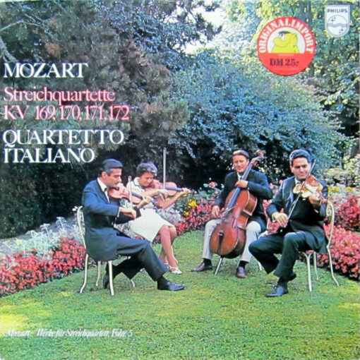 Mozart - Quartetto Italiano - 1973 - String Quartets K.169, 170, 171, And 172 (Works For String Quartet, Volume 5)
