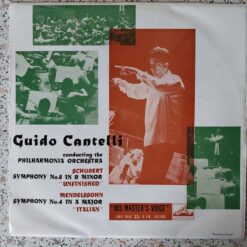 Guido Cantelli Conducting The Philharmonia Orchestra – Schubert: Symphony No. 8 In B Minor “Unfinished” / Mendelssohn: Symphony No. 4 In A Major – “Italian”