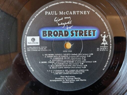 Paul McCartney – 1984 – Give My Regards To Broad Street