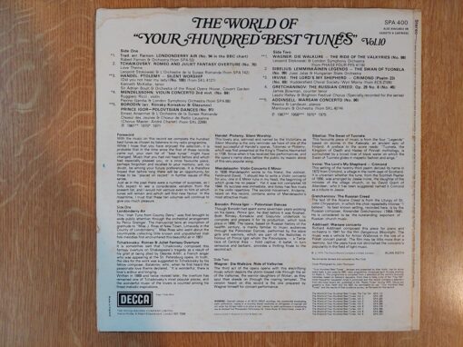Various – 1975 – The World Of Your Hundred Best Tunes Vol. 10