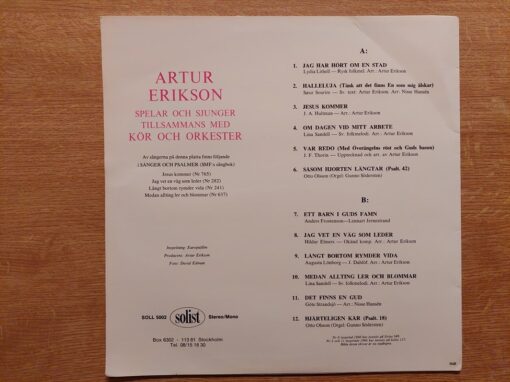 Artur Erikson – 1971 – Jag Har Hört Om En Stad