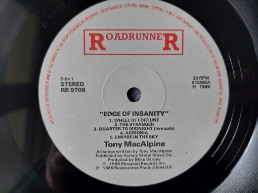 Tony MacAlpine – 1986 – Edge Of Insanity