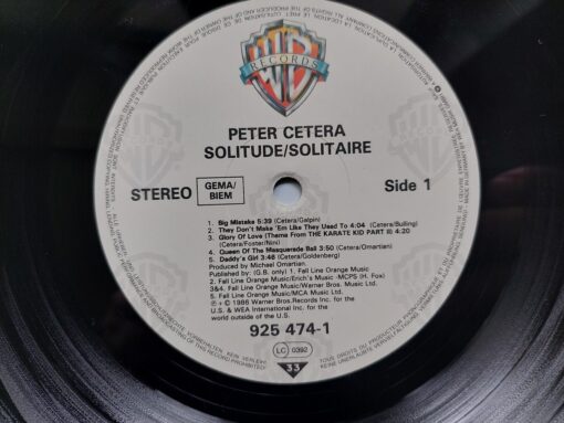 Peter Cetera – 1986 – Solitude / Solitaire