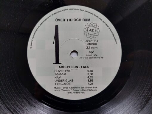 Adolphson-Falk – 1984 – Över Tid Och Rum