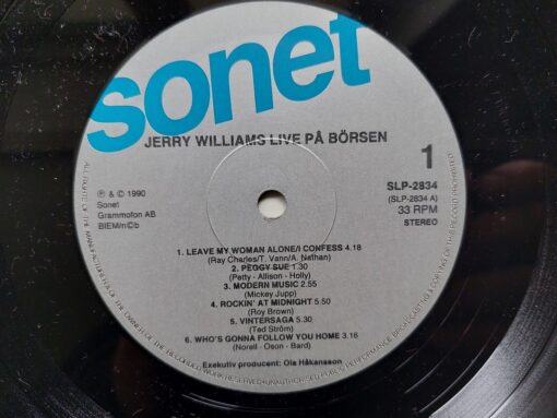 Jerry Williams – 1990 – Live På Börsen