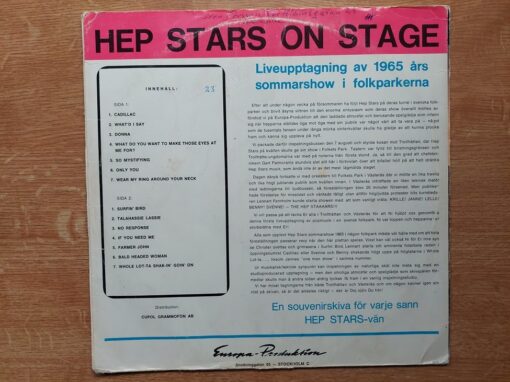 Hep Stars – 1969 – Hep Stars On Stage