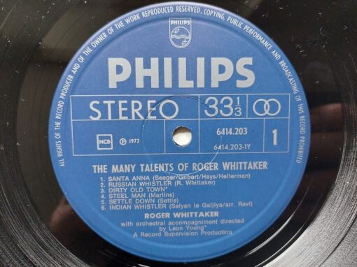 Roger Whittaker – 1972 – The Many Talents Of Roger Whittaker