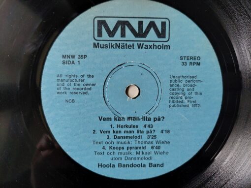 Hoola Bandoola Band – 1972 – Vem Kan Man Lita På?
