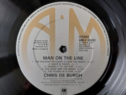 Chris de Burgh – 1984 – Man On The Line
