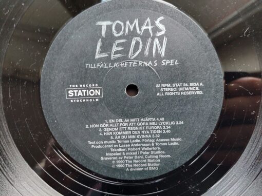 Tomas Ledin – 1990 – Tillfälligheternas Spel