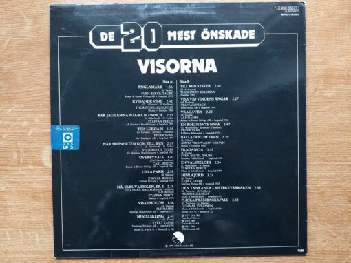 Various – 1978 – De 20 Mest Önskade Visorna