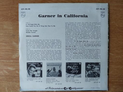 Erroll Garner – 1958 – Garner In California