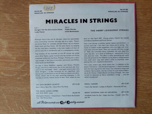 Harry Lookofsky Strings – Miracles In Strings