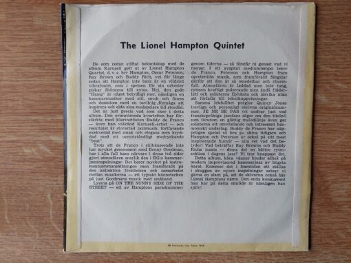 Lionel Hampton Quintet – 1955 – The Lionel Hampton Quintet