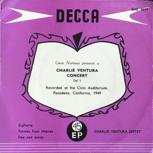 The Charlie Ventura Septet - 1954 - Charlie Ventura Concert