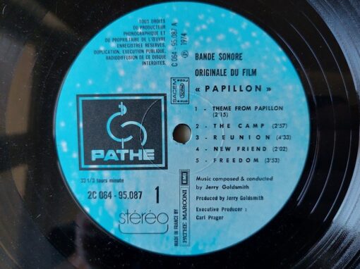 Jerry Goldsmith – 1974 – Papillon (Bande Sonore Originale Du Film)
