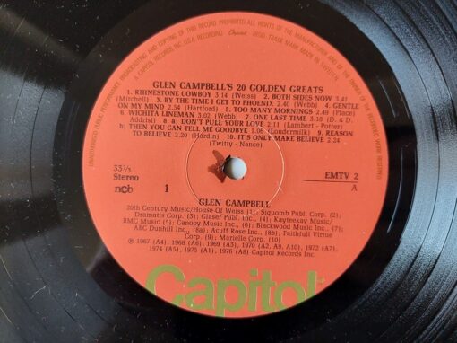Glen Campbell – Glen Campbell’s Twenty Golden Greats