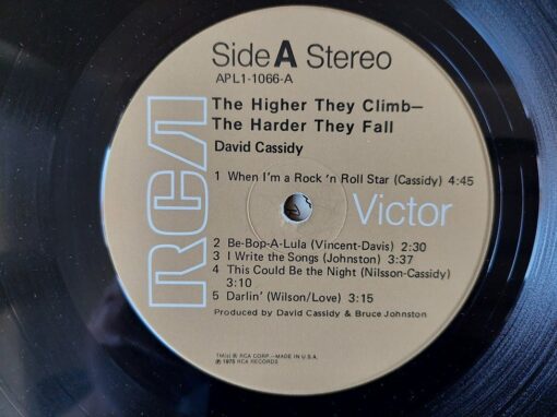 David Cassidy – 1975 – The Higher They Climb – The Harder They Fall