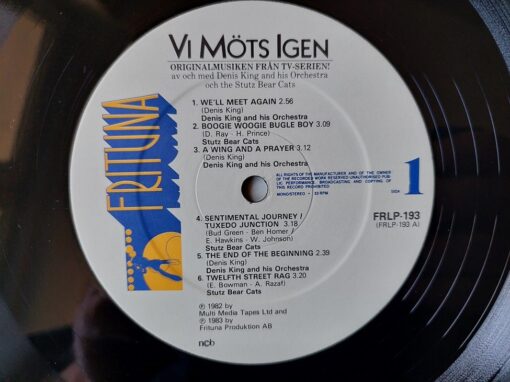 Denis King And His Orchestra And Stutz Bear Cats – 1983 – Vi Möts Igen, Originalmusiken Från TV-Serien!