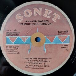 Jennifer Warnes – 1986 – Famous Blue Raincoat (The Songs Of Leonard Cohen)