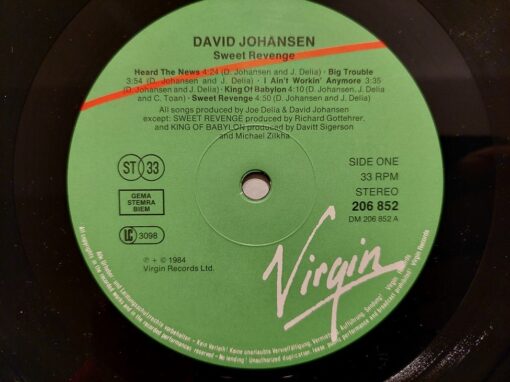 David Johansen – 1984 – Sweet Revenge